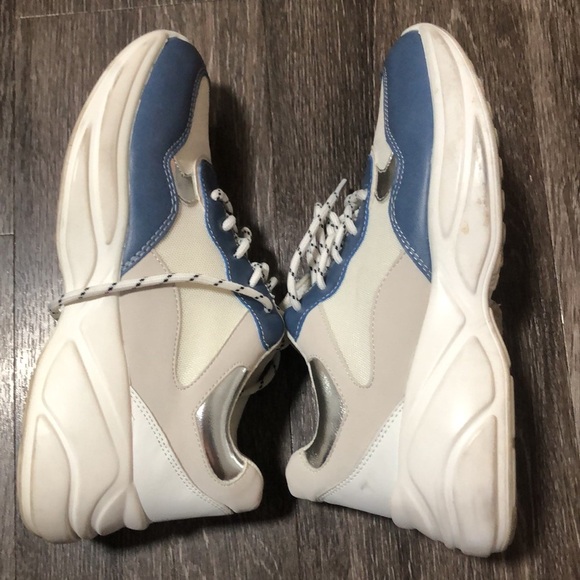 Calcado Guimarães Chunky Platform Sneakers - Blue & White - Size EU 38 / US 7.5 - Picture 5 of 8